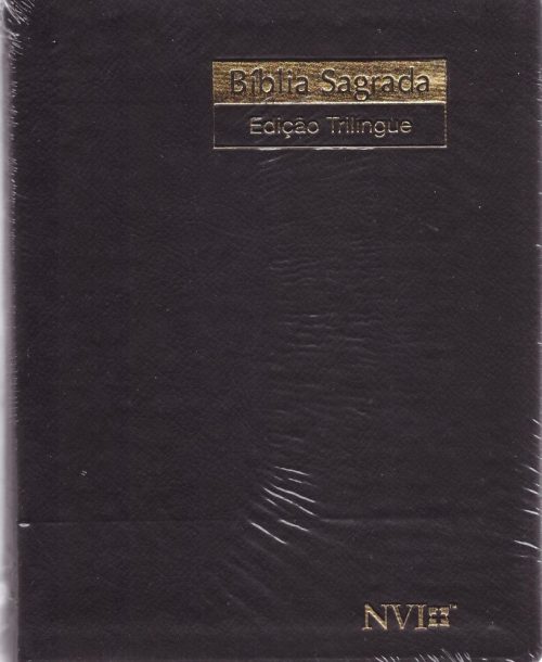 Bíblia Trilíngüe Pequena (Preta)