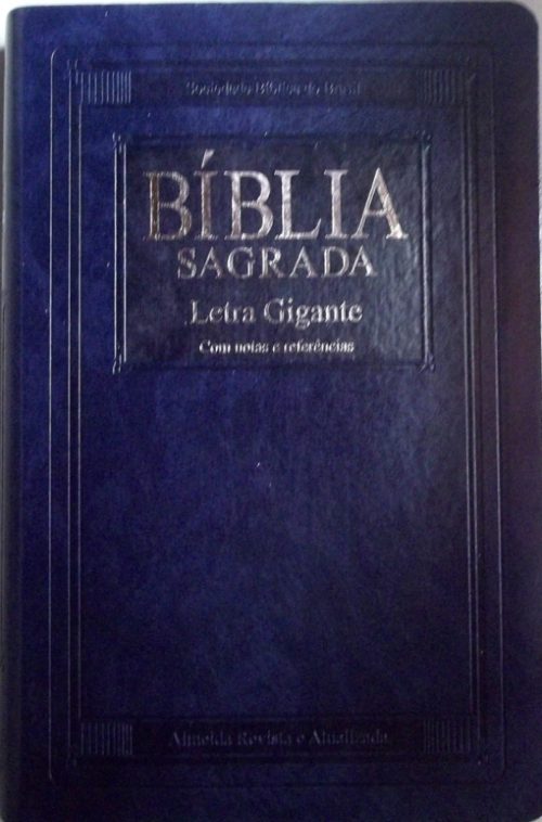 Bíblia LG Média Ind Azul