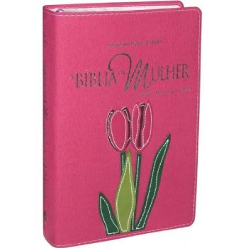 Biblia da Mulher Gr.Pink Tulipa