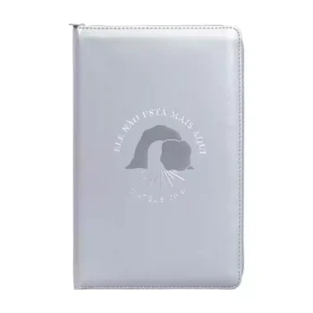 Bíblia NVI Leitura Perfeita - Ele Não Está Mais Aqui | Capa Lilás Couro Soft com Zíper