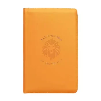 Bíblia NVI Leitura Perfeita - Ele Voltará | Capa Laranja Couro Soft com Zíper