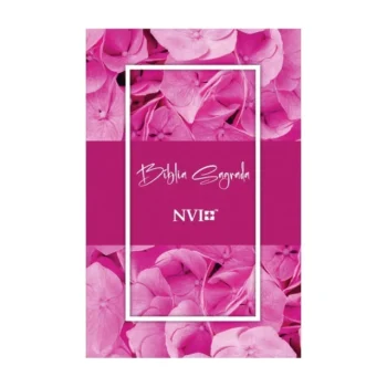 Bíblia NVI Slim Capa Dura Flowers Lilás