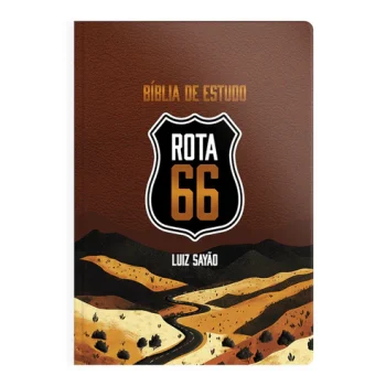 Bíblia de Estudo Rota 66 | NVI | Luiz Sayão | Capa Flexível Neutra