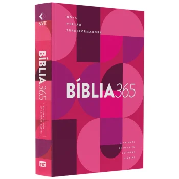Bíblia 365 Roxa Feminina | NVT | Letra Grande | Capa Dura