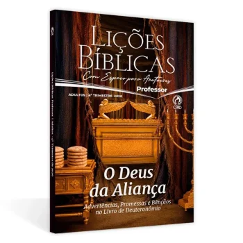 Lições Bíblicas Adultos Professor Capa Dura Anotações 4º Tr. 2026