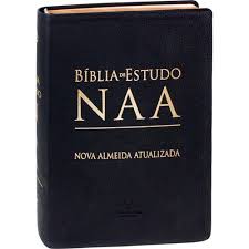 Bíblia Estudo NAA-Em Couro Legitimo
