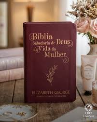 Bíblia Sabedoria de Deus na Vida da Mulher RC -Vinho- Elizabeth George