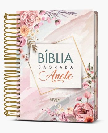 Bíblia Anote NVI Espiral Aquarela