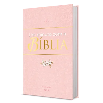 Um minuto com a Bíblia Capa Rosa