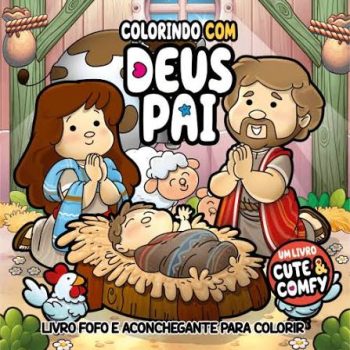 Colorindo com Deus Pai - Um Livro CUTE & COMFY