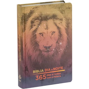 Bíblia 365 Dia e Noite NAA Letra Normal Capa Dura Leão