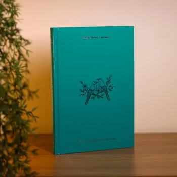 Bíblia Sagrada Pássaros ARA Capa Dura Azul Claro